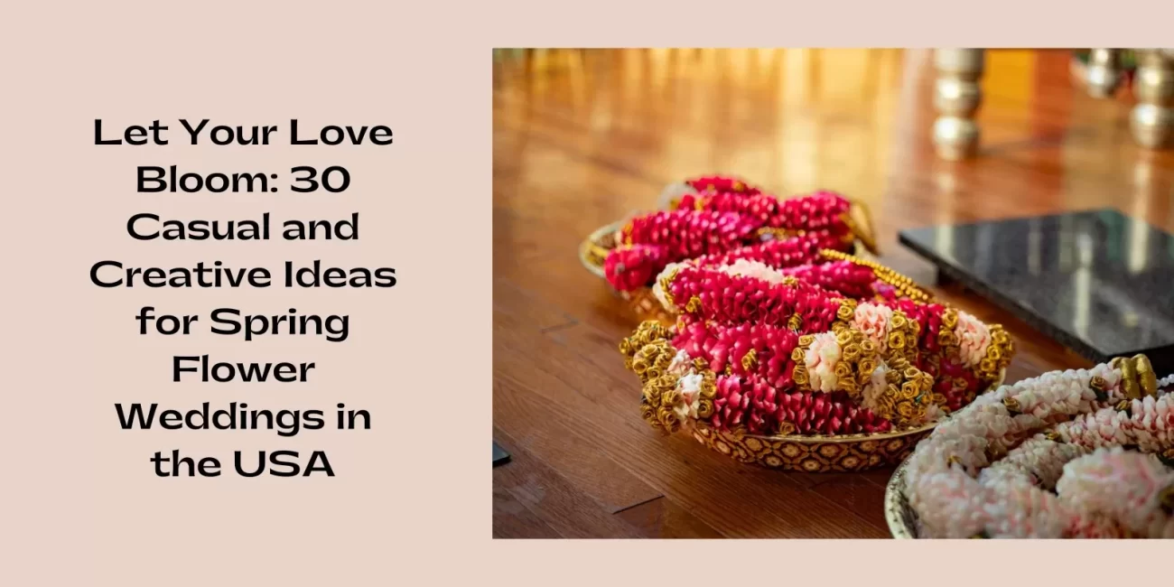 Spring Flower Wedding: wedding garlands