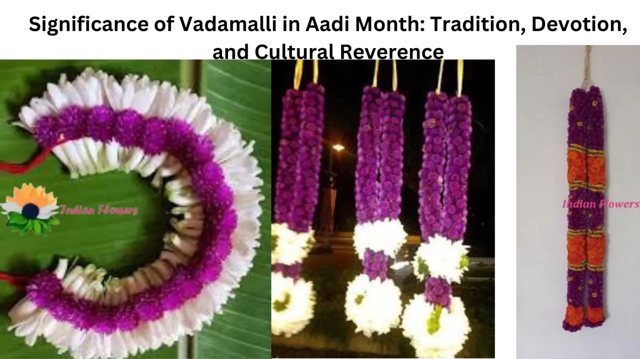 Vadamalli Flowers in Aadi month