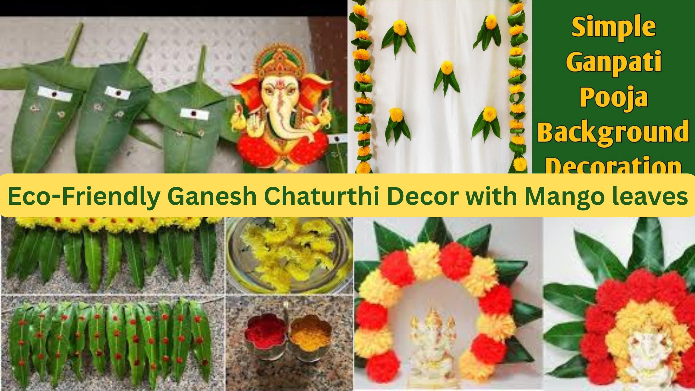 Eco-Friendly Ganesh Chaturthi Decor