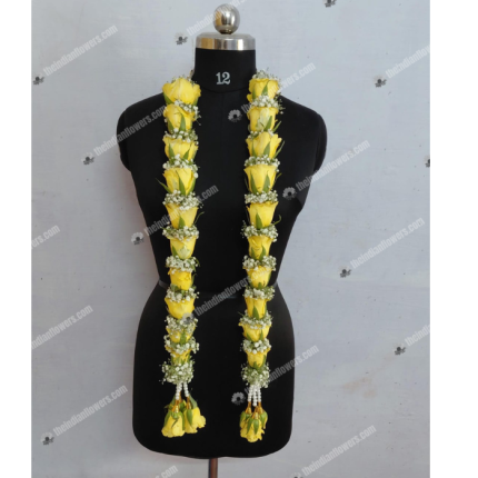 Yellow Rose Wedding Garland USA