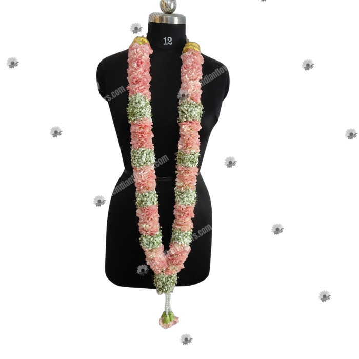 Carnation Wedding Garland -CG26 Carnation Wedding Garland Jasper